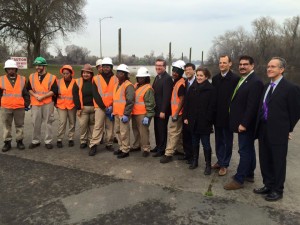 Press confernce to announce legislatiion to create the Lower American River Conservancy