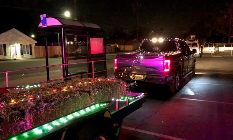Tree lighting and hay ride bring joy to SOP/FP residents