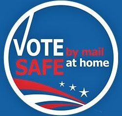 vote safe at home logo