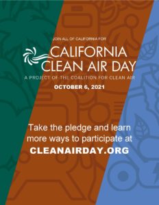 California Clean Air Day flyer English