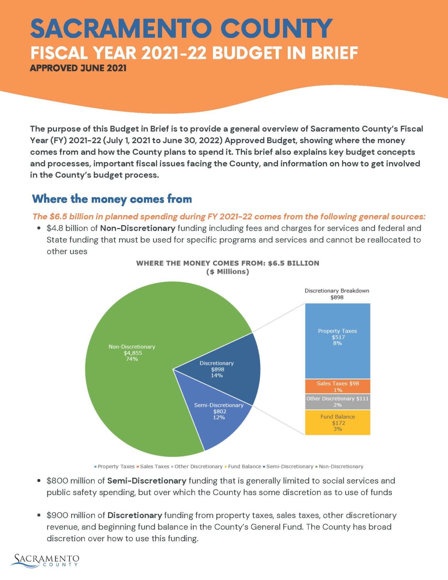 Budget Brief document